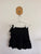 Seed Teen black wrap skirt Sz 8 as new