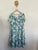 Autograph leaves print flutter sleeve tier dress Sz 16 RRP $99.99 except I paid an extra $20 to have the buttons sewn down so they wouldn’t gape NWT