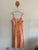 Country Road hibiscus cotton/linen maxi dress Sz 16 RRP $219 as new