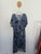 Autograph blue Paisley belted dress Sz 16 as new (washed only)
