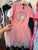 Hux pink dinosaur dress Sz 8 as new
