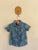 Milkshake dinosaurs soft denim shirt Sz 3 NWT