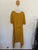 Sara mustard spot dress Sz 18 as new, worn once