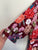 Dreamcatcher maroon floral dress Sz 16 as new