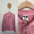 Cotton On Kids pink collared top Sz 9-10 as new