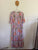 Dream Catcher purple/green/orange floral dress Sz 18 XXXL as new