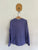 Ell & Voo purple hooded shirt Sz 8 EEUC