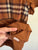 Burberry brown check tshirt Sz 12 as new, washed only