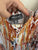 Autograph snakeskin print dress Sz 18 as new