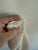 Grown cream ribbed beanie/hat Sz L (2-5 years) EEUC - hardly worn