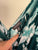 Autograph green hibiscus smocked waist dress Sz 14 RRP $99.95 NWOT
