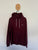 Element burgundy fleece hoodie Sz L EEUC only worn once
