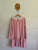 Monsoon dusky pink butterfly sequin dress Sz 11-12 NWT