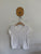 Zara white stud tshirt Sz 9-10 as new