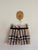 Burberry house check cuffed shorts Sz 4 EUC except waist is no longer adjustable