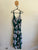 Autograph green floral ruffle dress Sz 18 RRP $119.99 as new