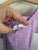 Ghanda purple ditsy floral dress Sz 7-8 NWOT