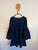 Reborn dark denim short dress/tunic Sz L as new