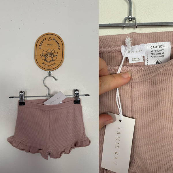 Jamie Kay ruffle shorties Sz 4 NWT