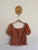 Free x Cotton On floral ruched top Sz 10 as new