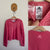 Adidas pink jumper Sz 9-10 as new