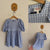 Seed blue gingham dress Sz 4 as new