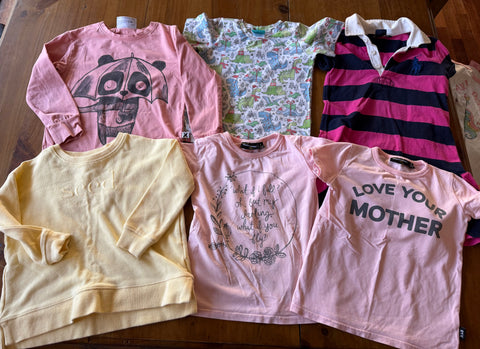 8pc sizes 3 and 4 girls clothes play bundle - Country Road, Seed, Little Field, Ralph Lauren, Minti, RYK, Cotton On Kids