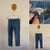 Seed blue jeggings Sz 9 VGUC