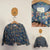 Zara Girls floral denim jacket Sz 5 EEUC