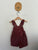 Jamie Kay plum cord shortalls Sz 3 as new