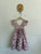 Handmade floral dress Sz 4 NWOT