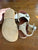 Young Soles white leather sandals Sz 35 EEUC
