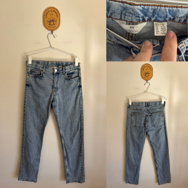 H&M slim fit jeans Sz 14 EUC worn once