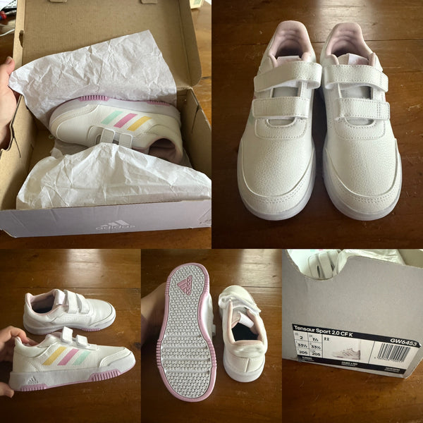 Adidas grand court shoes Sz 2US, 1.5UK NIB