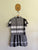 Burberry black tartan dress Sz 10 EUC