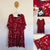 Caroline Morgan red floral dress Sz 16 RRP $129 NWT