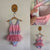 Hux ombré tutu one piece swimmers Sz 7 EUC