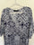Sara blue/white floral dress Sz 16 as new worn once