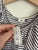 River Island stripe bodysuit Sz 7 NWT