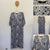 Sara blue/white floral dress Sz 16 as new worn once