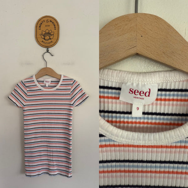 Seed ribbed T-shirt Sz 9 as new