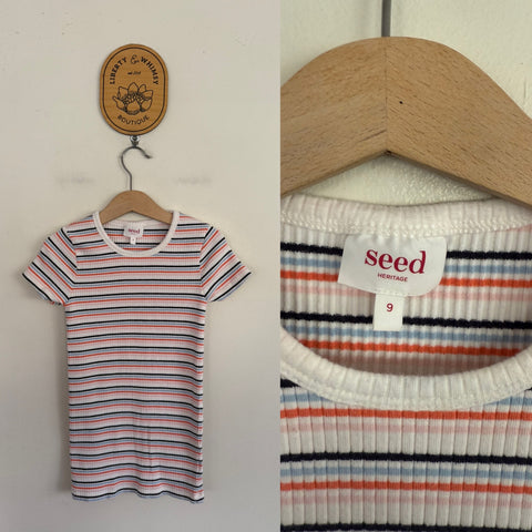 Seed ribbed T-shirt Sz 9 as new