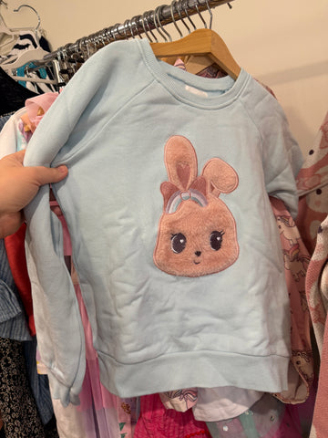 Hux blue bunny jumper Sz 8 EUC