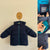 Next navy puffer jacket Sz 1 as new