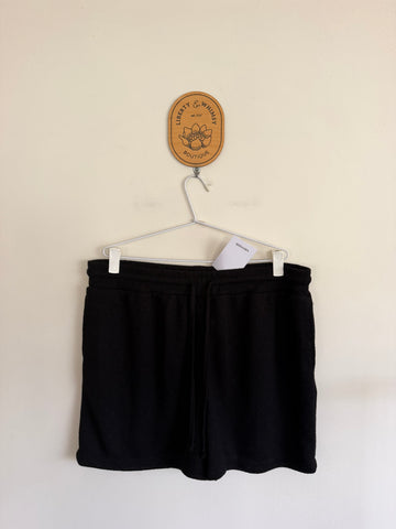 Sussan lined black knit shorts Sz XL RRP $49.95 NWT