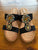Taking Shape black beaded slides Sz 8 RRP $79.95 NWOT