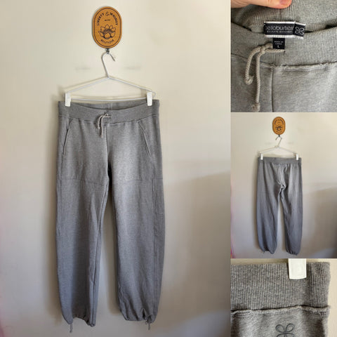 Bella Bustiere grey fleece trackies Sz L as new