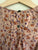 Burberry l/s tan floral dress Sz 8 as new