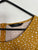 Sara mustard spot asymmetrical dress Sz 16 as new