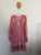Jaase l/s pink floral dress Sz 16 as new